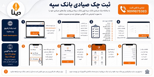 ثبت چک صیادی بانک سپه vbank.ebanksepah.ir